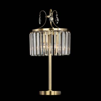 Citilux Инга CL335833 Настольная лампа хрустальная Бронза