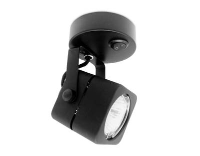 Накладной поворотный светильник с выключателем TA110 BK черный GU10 D80*130*D60
