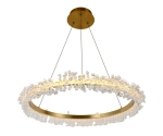 08244,36A(4000K) Подвес Лаура латунь d80 h150 Led 40W (4000K)