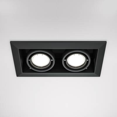 Встраиваемый светильник Metal Modern GU10х2, DL008-2-02-B. TM Maytoni