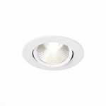 ST211.548.06.24 Св-к встр. Белый LED 1*6W 4000K 480Lm Ra80 24° IP20 D86xH50 220-240V