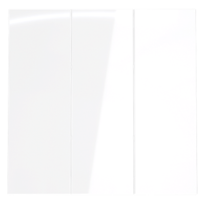 VLS000501 Клавиши для выключателя/переключателя трехклавишного, S70 (белый глянцевый). (ТМ Maytoni)