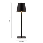 Настольная лампа Pyari 4615-1T, LED*3.5W, 265LM, 4000K, touch dimmer. ТМ F-Promo