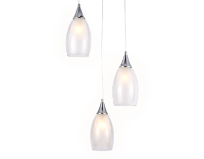 Подвесной светильник TR3548/3 CH/CL хром/прозрачный E14 max 40W 370*130*1000