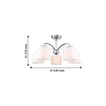 Потолочная люстра Modum 2199-5U, 5*E14*40W. ТМ F-Promo
