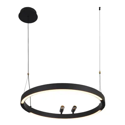 Подвесная люстра Slinga 4474-1P, LED*58W + 2*LED*3W, 1860LM, 3000-6500K. ТМ F-Promo