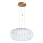 7720/36L PIKO LED SN 031 Светильник металл/стекло/прозрачный/золотой LED 36Вт 3000-6500K D400 IP20 пульт ДУ ANGELO