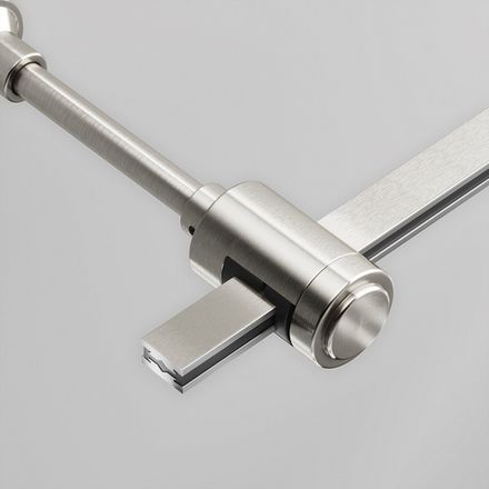 Крепление настенное Wall одинарное удлиненное Flarity платина, TRA155CW-SL1-PT. TM Maytoni