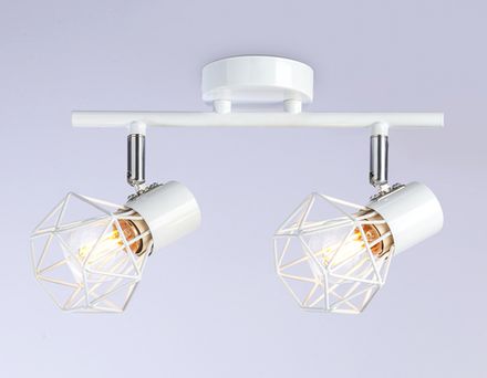 Накладной светильник TR8628/2 WH/CH белый/хром E27*2 max 40W 260*91*175