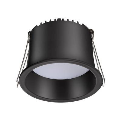 358900 SPOT NT22 283 черный Светильник встраиваемый светодиодный IP20 LED 4000К 9W 220V TRAN