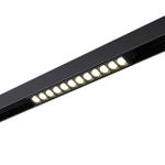 358622 SHINO NT21 064 черный Трековый низковольтный св-к диммируемый с ДУ, со сменой цв.температуры IP20 LED 3000~6500К 12W 48V FLUM