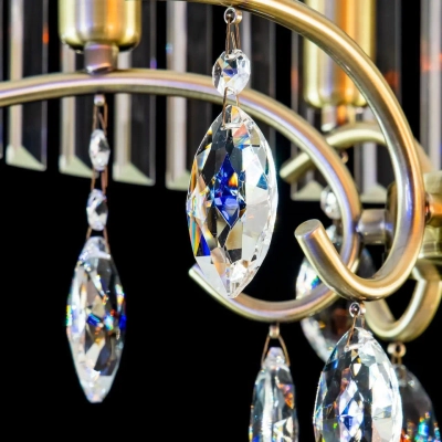 Citilux Инга CL335163 Люстра подвесная хрустальная Бронза