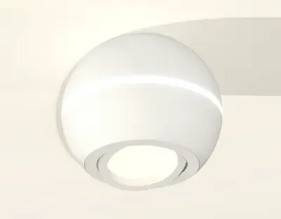 Комплект накладного поворотного светильника XS1101020 SWH белый песок MR16 GU5.3 LED 3W 4200K (C1101, N7001)