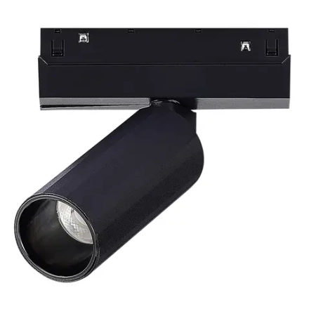ST807.436.12 Магнитный трековый светильник Черный LED 1*12W 3000K 550Lm Ra>90 IP20 D50xH173 48VV