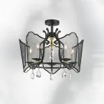 744057 Люстра CASTELLO 5х40W E14 ЧЕРНЫЙ/ЗОЛОТО Lightstar