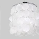 Подвесной светильник с перламутром 60185/1 хром/перлаиутр, E27х1