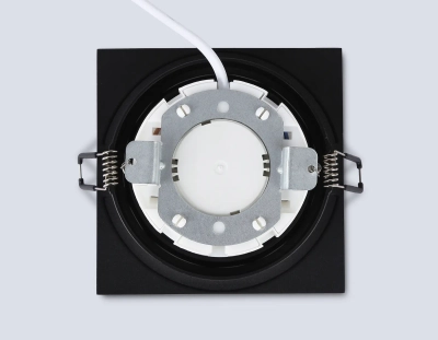 Светильник встраиваемый TN51825 BK черный GX53 max 15W 110*110*39