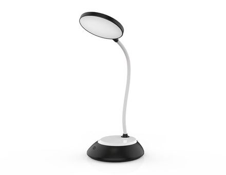 Светильник светодиодный настольный DE601 BK/WH черный/белый LED 2800-6500K 5W