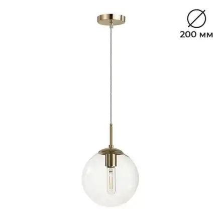 6509/1B SUSPENTIONI LN26 409 золотой Подвес E27 1*60W 220V SUMMER
