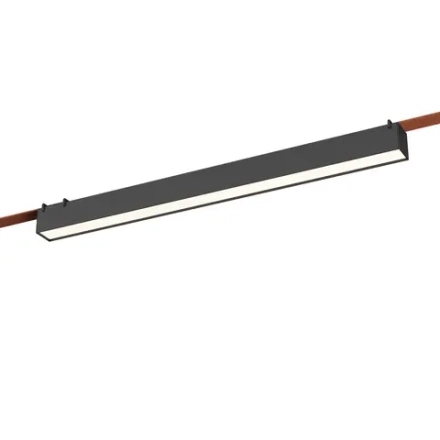 ST456.436.24 Св-к трек. Черный LED 1*24W 3000K 1 200Lm Ra90 120 IP20 L642xW40xH45 48V