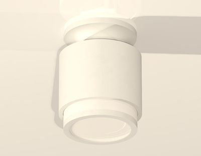 Комплект накладного светильника с акрилом XS7510043 SWH/FR белый песок/белый матовый MR16 GU5.3 (N7925, C7510, N7120)