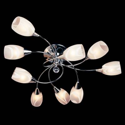 Потолочная люстра с плафонами 2275/9 хром