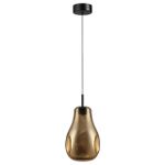 5098/4LA PENDANT ODL25 423 черный/золотой/металл/стекло Подвес LED 4W 4000K 388Лм NAVE