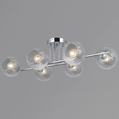 IL0701-6CSQ-24 CR ARIES светильник потолочный ILLUMICO, E14х6