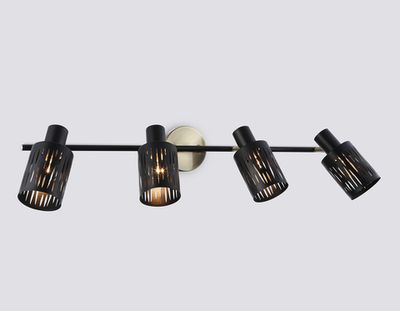 Светильник накладной TR8670/4 BK/SB чёрный/бронза E14/4 max 60W 760*100*190