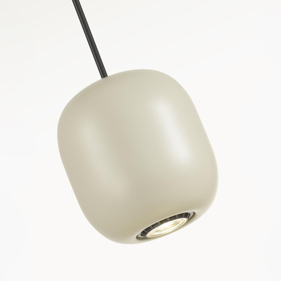 5060/1GA PENDANT ODL24 377 цвет слонов.кости/черный/металл Подвес GU10 LED 4W COCOON