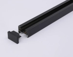 Шинопровод накладной однофазный Standard 220V GL7102 BK черный 1000*32.5*19.8 (ввод питания, 1 заглушка, крепление в комплекте)