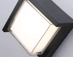 Светильник светодиодный уличный настенный архитектурный ST5233 BK черный IP65 LED 4200K 12W 220*220*100