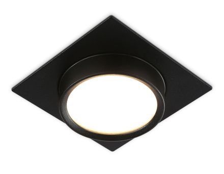 Светильник встраиваемый TN6739 BK черный IP44 GX53 110*110*57