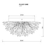 Бра Sorpresa FL1157-1WB, LED