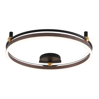 Светильник потолочный Crystal Lux FERNANDO PL72W LED COFFEE/BLACK 0620/172