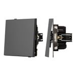 Механизм выключателя одноклавишный проходной SWT-TENDO-MKP1-SFPL-GR (230V, 10A) (Arlight, -)