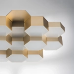 750161 Люстра потол FAVO LED-80W 3840LM Satin Gold 3000K Lightstar