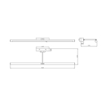 Подсветка для картин Arte Lamp HARRISON A1716AP-1BK, 1хLED