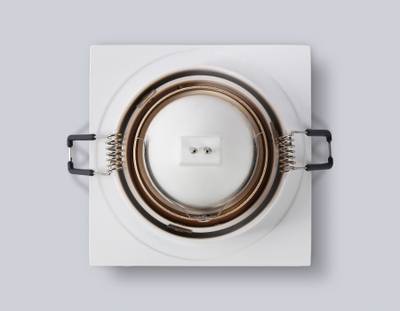 Светильник встраиваемый TN102827 WH/GD белый/золото GU5.3 92*92*50