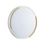 7612/DL PALE SN 134 Светильник пластик/белый/золотистый LED 48Вт 3000-6300K D400 IP43 пульт ДУ VELIO