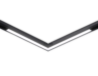 Светильник светодиодный угловой для шинопровода Magnetic GL3982 BK черный IP20 24W 4200K 48V 300*300*45