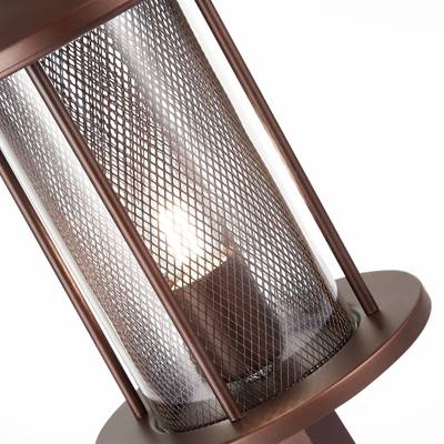 SL080.405.01 Светильник уличный наземный ST-Luce Темный кофе/Прозрачный, Темный кофе E27 1*60W