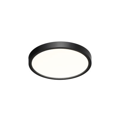 7660/18L MITRA LED SN 554 Светильник пластик/белый/черный LED 18Вт 3000/4000K D230 IP40 ALFA BLACK