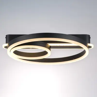 738667 Настенно-потолочный светильник UNDINE 60W LED 2666LM ЧЕРНЫЙ 3000-6000K Lightstar