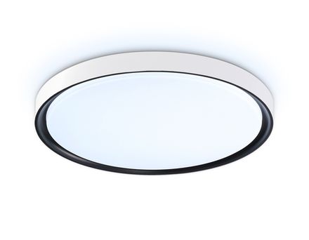 Потолочный светодиодный светильник FZ1247 WH/BK белый/черный IP54 20W 5000K D300*60 (Без ПДУ)