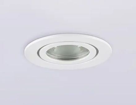 Светильник встраиваемый IP44 с высокой степенью пылевлагозащиты TN1150 WH белый IP44 GU5.3 D85*28