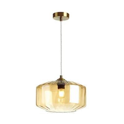 4747/1 PENDANT ODL21 487 янтарный/бронзовый Подвес E27 60W BINGA