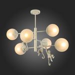 SLE115103-06 Люстра потолочная Белый/Белый E14 6*60W