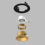 D61703GMOD Светильник DOMINO ROUND под LED модуль/лампу МR16 (214617+214603+214003)