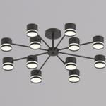 89730-0.3-12 GX53 BK светильник потолочный Reluce, GX53х12